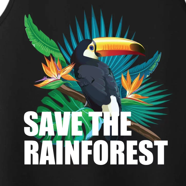 Save the Rainforest -  Protect the Wildlife Performance Tank