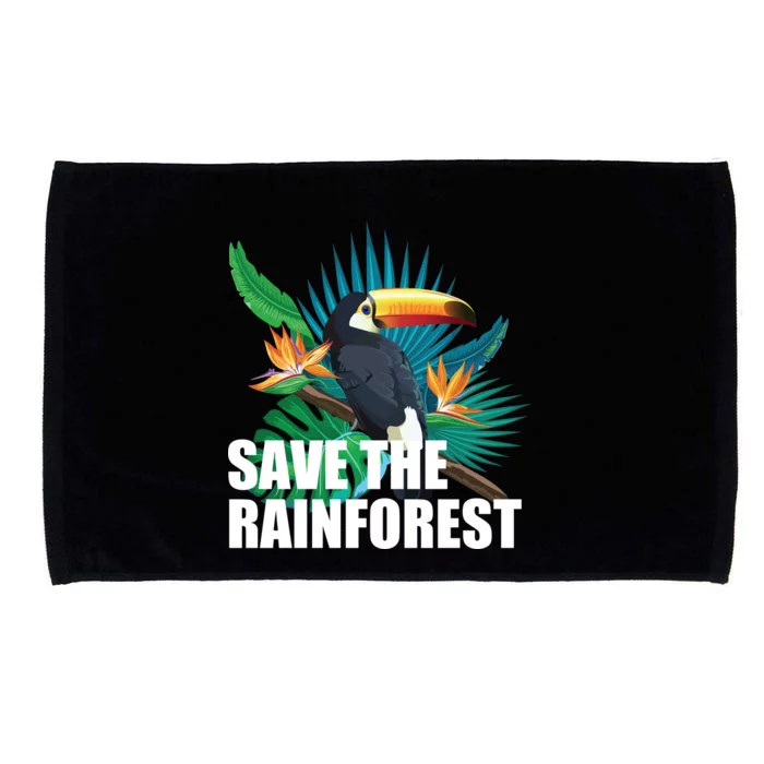 Save the Rainforest -  Protect the Wildlife Microfiber Hand Towel