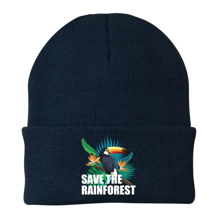 Save the Rainforest -  Protect the Wildlife Knit Cap Winter Beanie