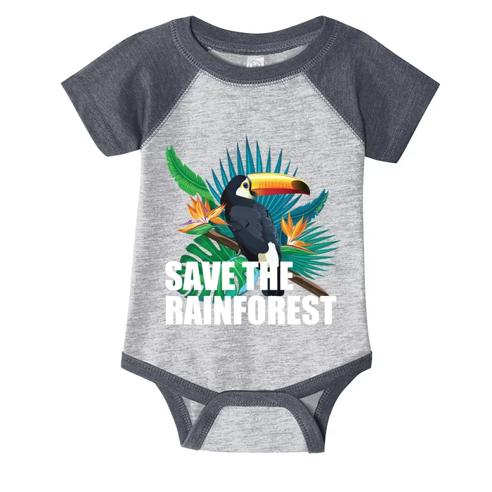 Save the Rainforest -  Protect the Wildlife Infant Baby Jersey Bodysuit