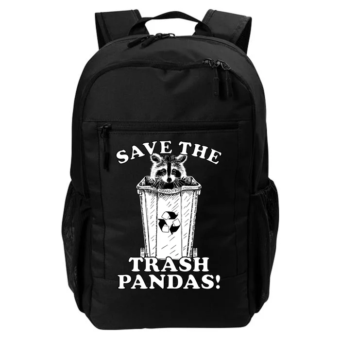 Save the Trash Pandas Funny Raccoon Daily Commute Backpack