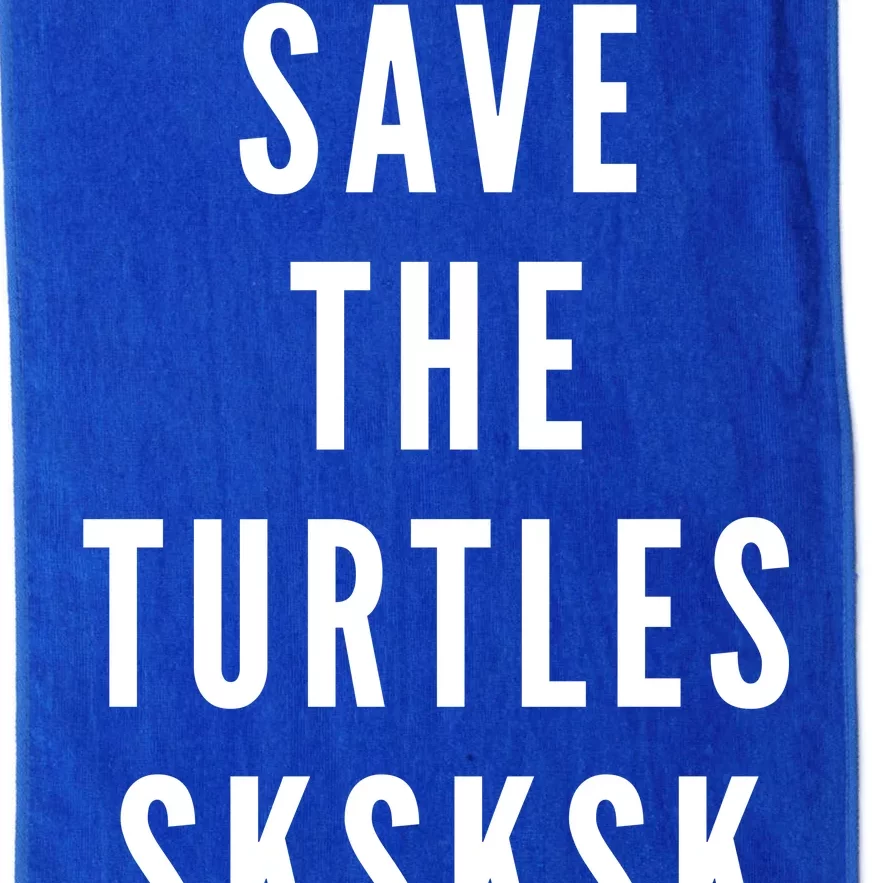 Save The Turtles SKSKSK Platinum Collection Golf Towel