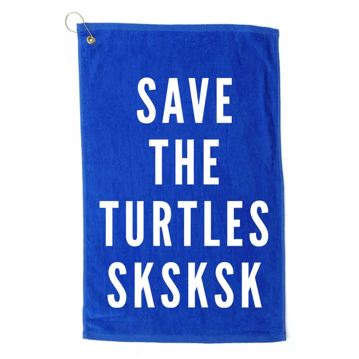 Save The Turtles SKSKSK Platinum Collection Golf Towel