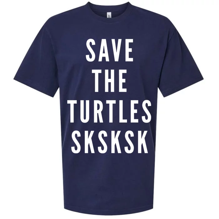 Save The Turtles SKSKSK Sueded Cloud Jersey T-Shirt