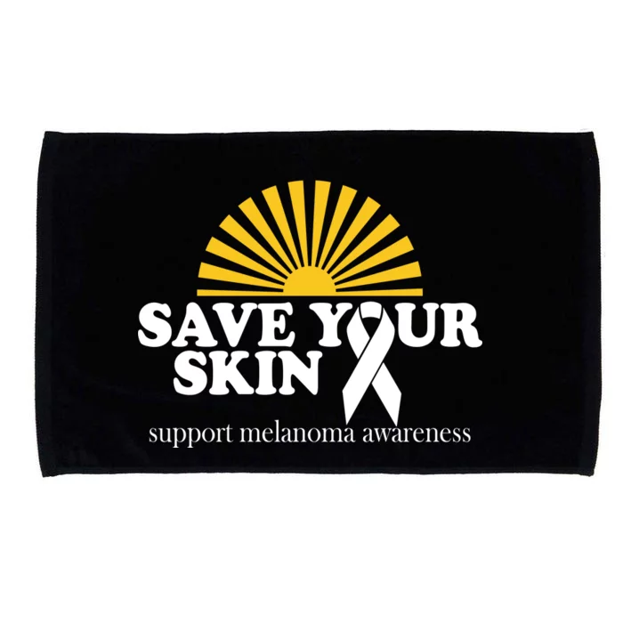 Save Your Skin Melanoma Awareness Microfiber Hand Towel