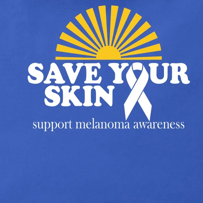 Save Your Skin Melanoma Awareness Zip Tote Bag