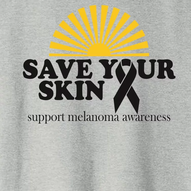 Save Your Skin Melanoma Awareness Women's Crop Top Tee