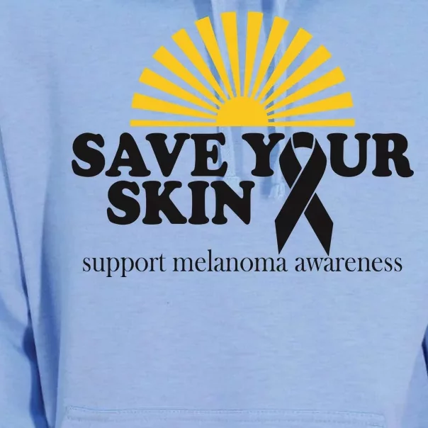 Save Your Skin Melanoma Awareness Unisex Surf Hoodie