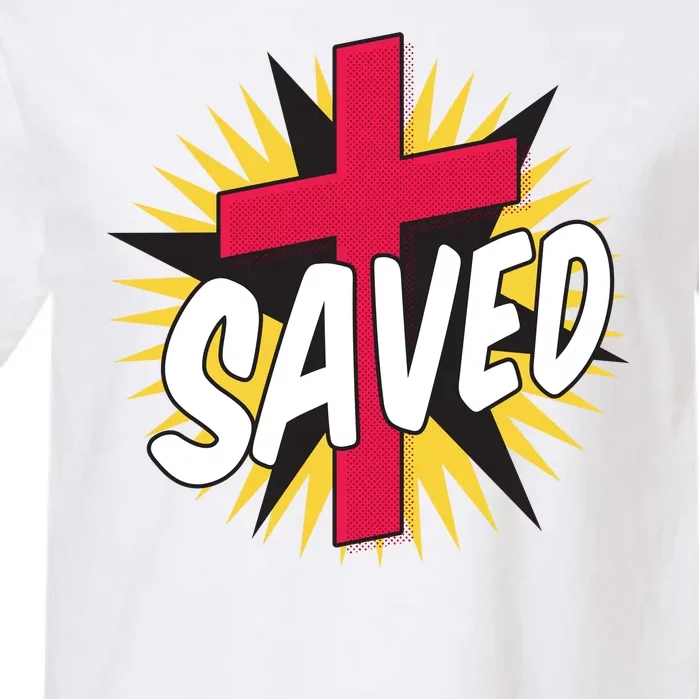 Saved Comic Cross Garment-Dyed Heavyweight T-Shirt