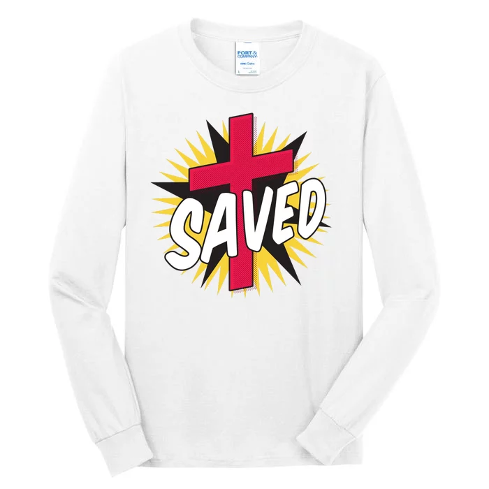 Saved Comic Cross Tall Long Sleeve T-Shirt