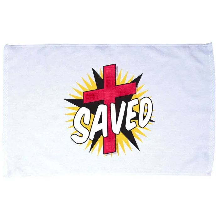 Saved Comic Cross Microfiber Hand Towel