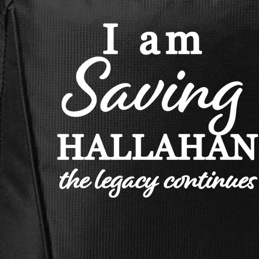 Saving Hallahan The Legacy Continues City Backpack