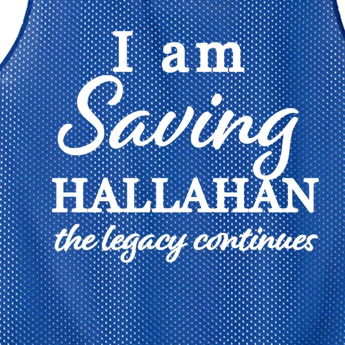 Saving Hallahan The Legacy Continues Mesh Reversible Basketball Jersey Tank