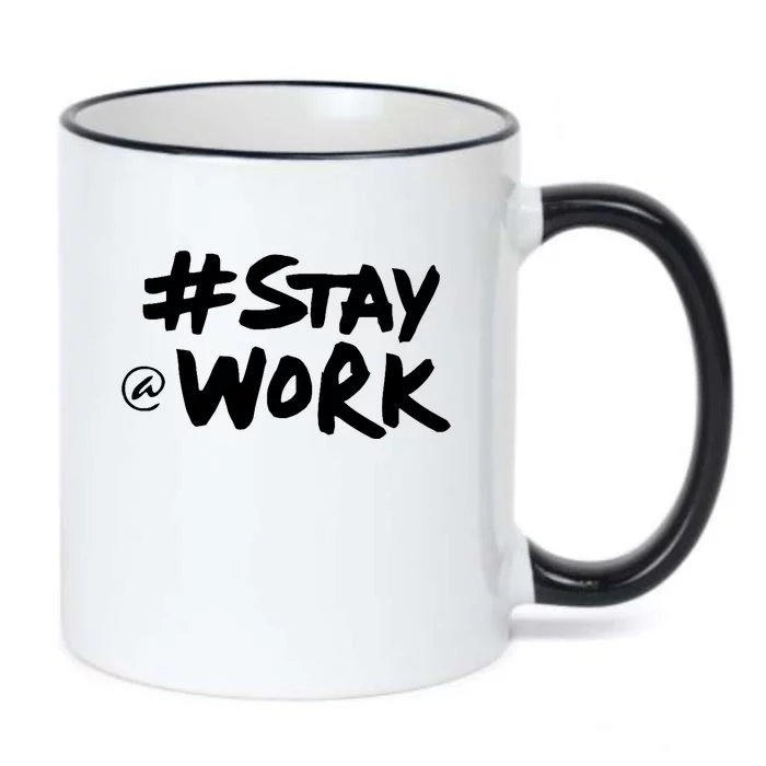 Stay At Work Black Color Changing Mug