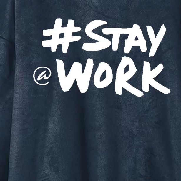 Stay At Work Hooded Wearable Blanket