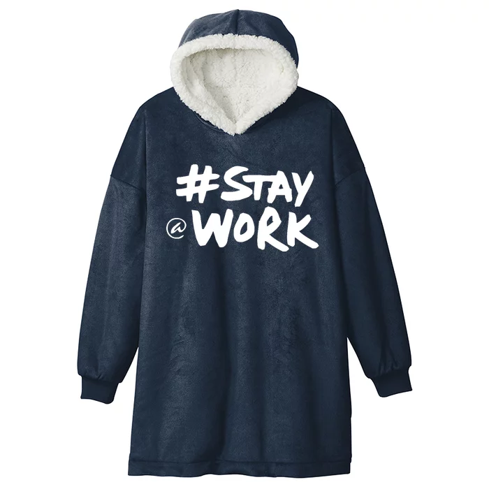 Stay At Work Hooded Wearable Blanket