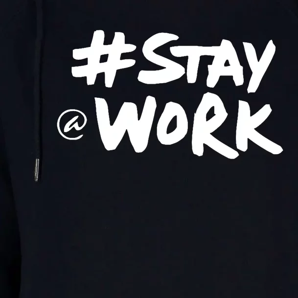 Stay At Work Womens Funnel Neck Pullover Hood