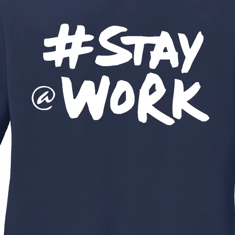 Stay At Work Ladies Long Sleeve Shirt