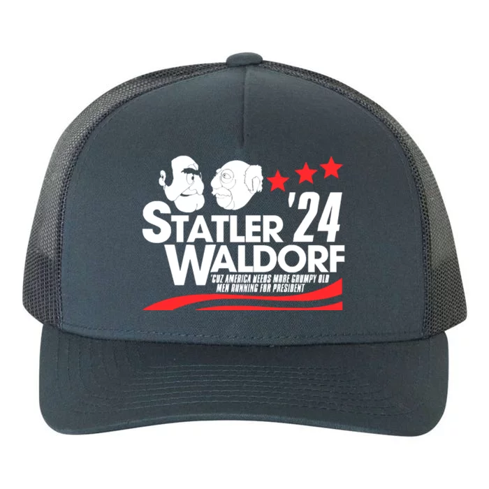 Statler And Waldorf For President 2024 Yupoong Adult 5-Panel Trucker Hat