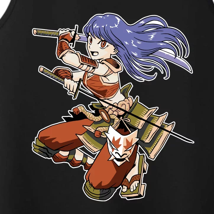 Samurai Anime Warrior Performance Tank