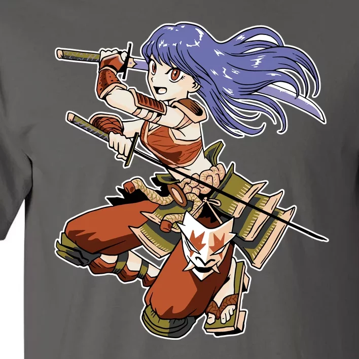 Samurai Anime Warrior Tall T-Shirt