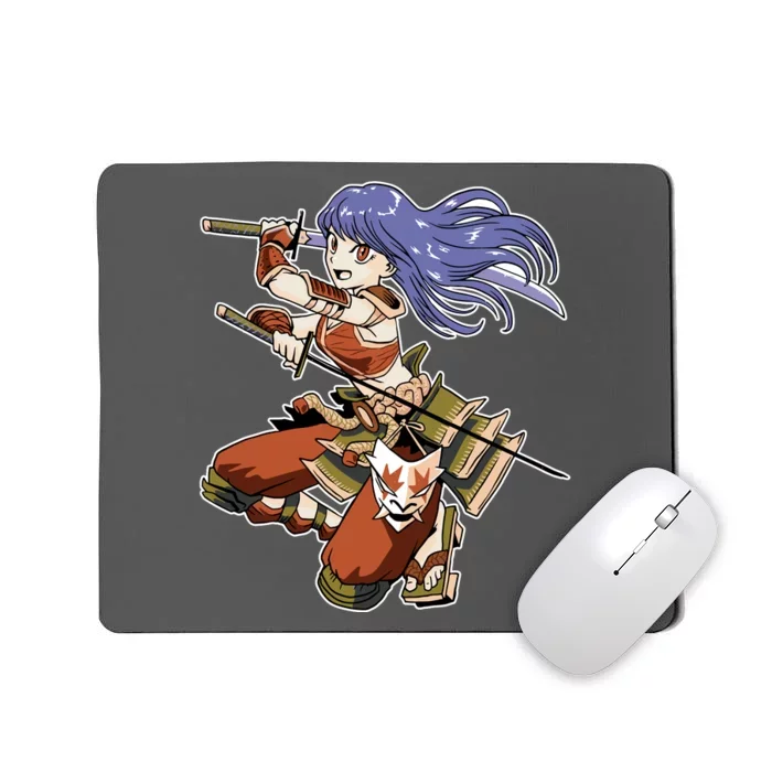 Samurai Anime Warrior Mousepad