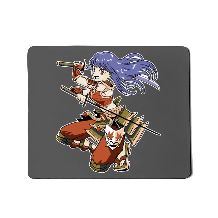 Samurai Anime Warrior Mousepad