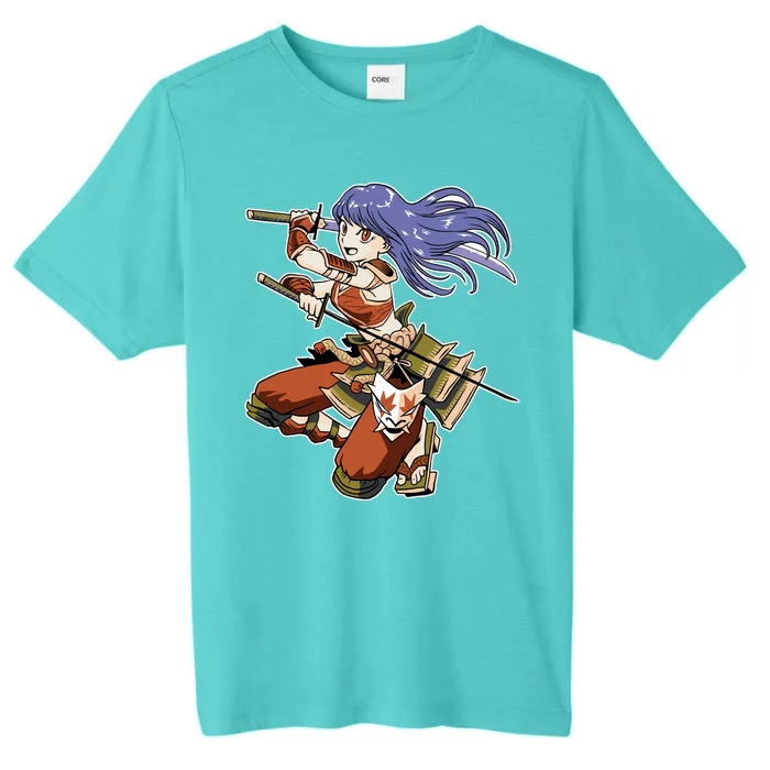 Samurai Anime Warrior ChromaSoft Performance T-Shirt