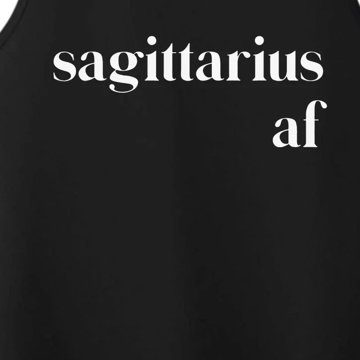 Sagittarius AF Wo Zodiac Birthday Performance Tank