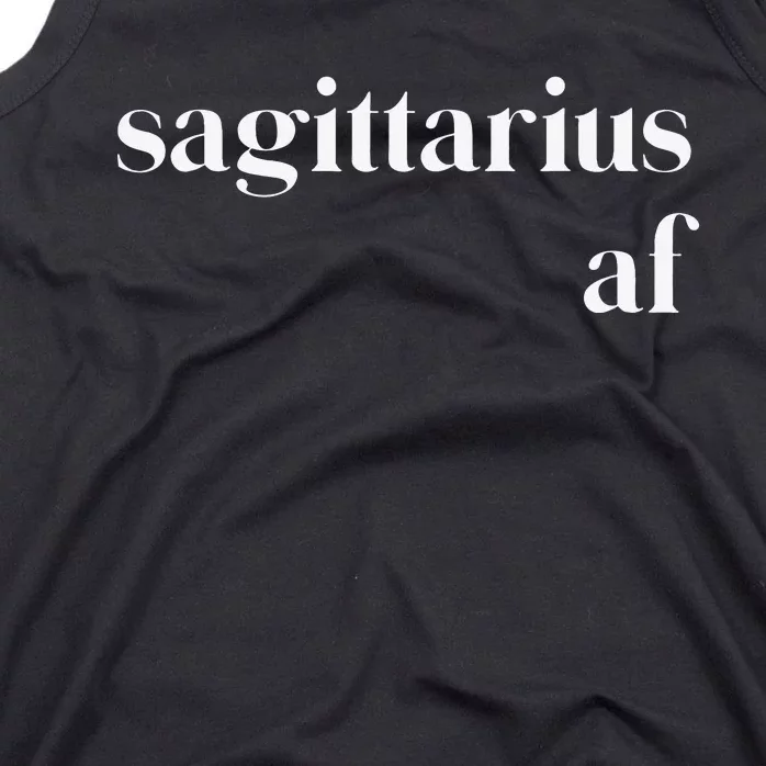 Sagittarius AF Wo Zodiac Birthday Tank Top