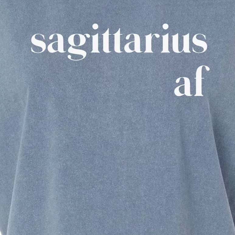 Sagittarius AF Wo Zodiac Birthday Garment-Dyed Women's Muscle Tee