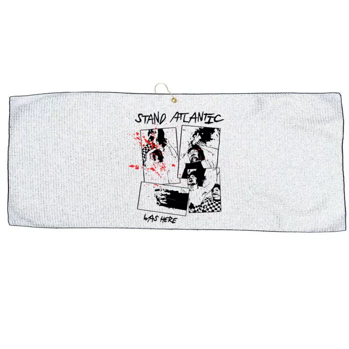 Stand Atlantic Was Here Large Microfiber Waffle Golf Towel