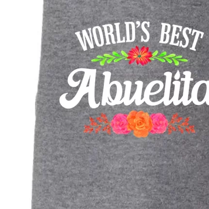 Spanish Abuelita Worlds Best Grandma Gift Doggie 3-End Fleece Hoodie