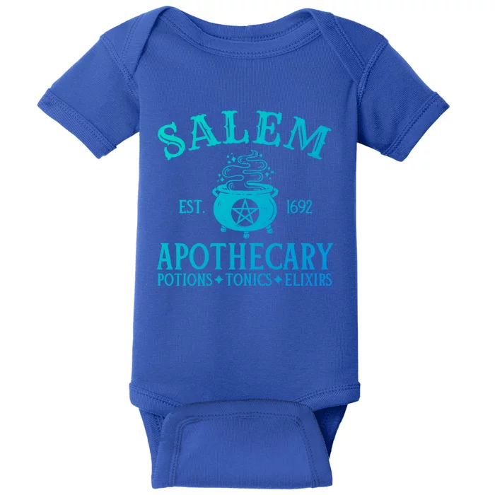 Salem Apothecary Witch Halloween Lazy Costume Gift Baby Bodysuit