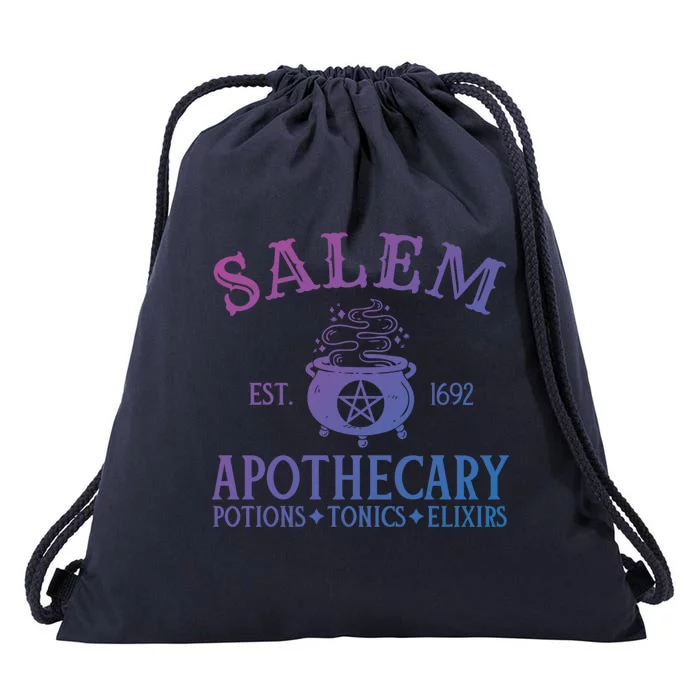 Salem Apothecary Witch Halloween Lazy Costume Gift Drawstring Bag