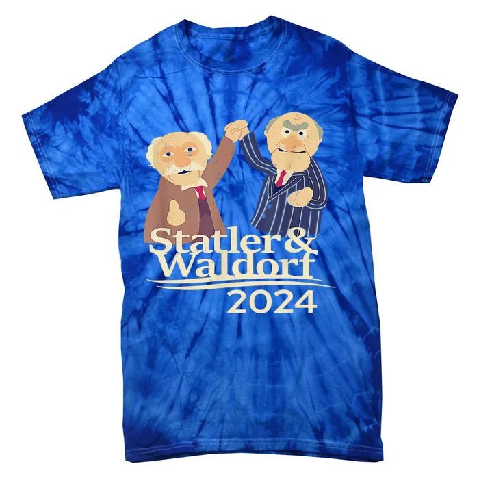 Statler And Waldorf Vintage Retro 2024 Design Tie-Dye T-Shirt