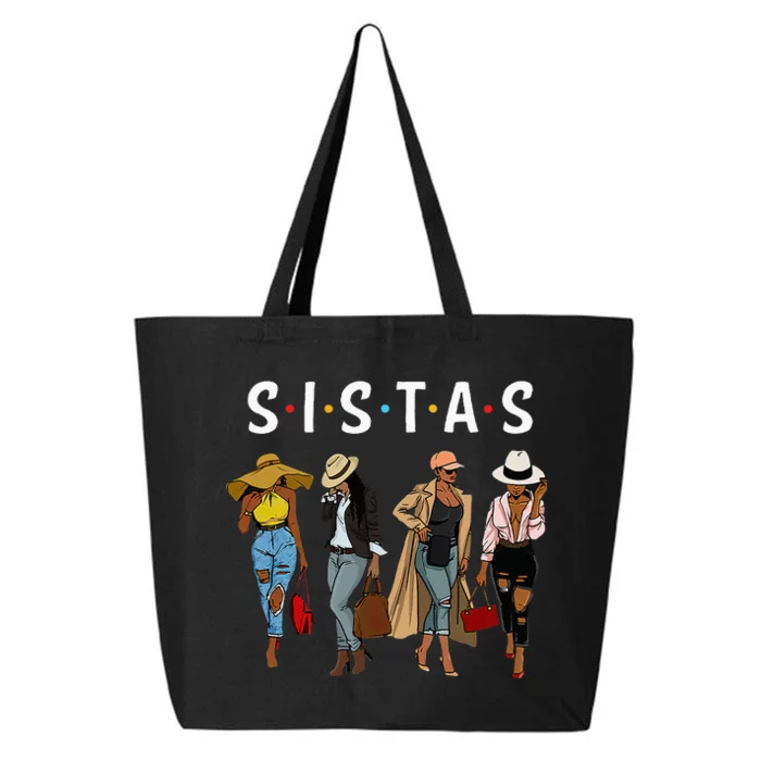 Sistas Afro Women Together Women  Women Birthday 25L Jumbo Tote