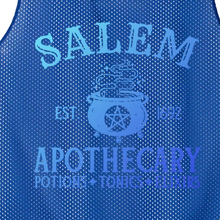 Salem Apothecary Witch Halloween Lazy Costume Gift Mesh Reversible Basketball Jersey Tank