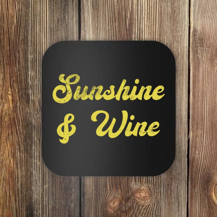 Sunshine And Wine Coaster