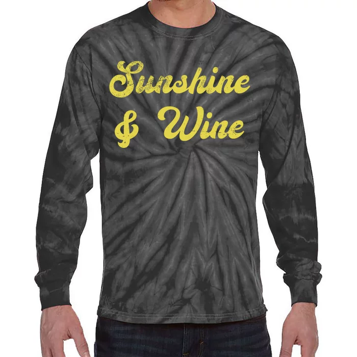 Sunshine And Wine Tie-Dye Long Sleeve Shirt