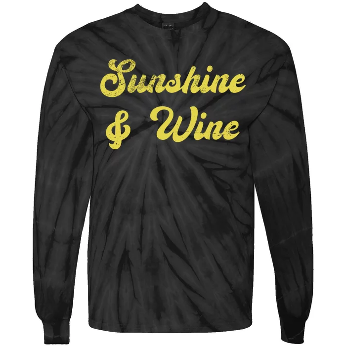 Sunshine And Wine Tie-Dye Long Sleeve Shirt