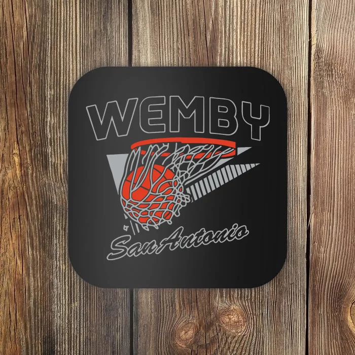 San Antonio Wemby Hoops Coaster