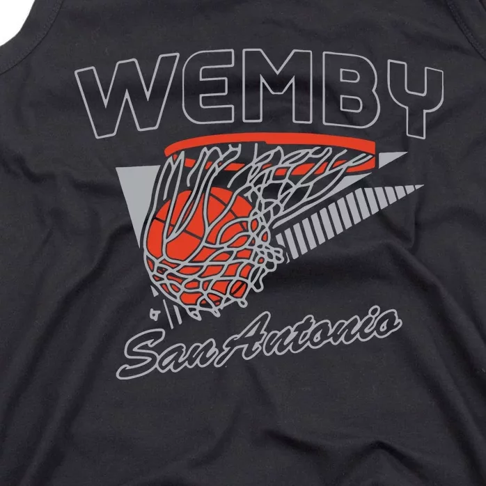 San Antonio Wemby Hoops Tank Top