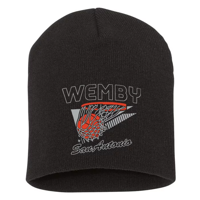 San Antonio Wemby Hoops Short Acrylic Beanie