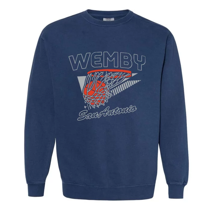 San Antonio Wemby Hoops Garment-Dyed Sweatshirt