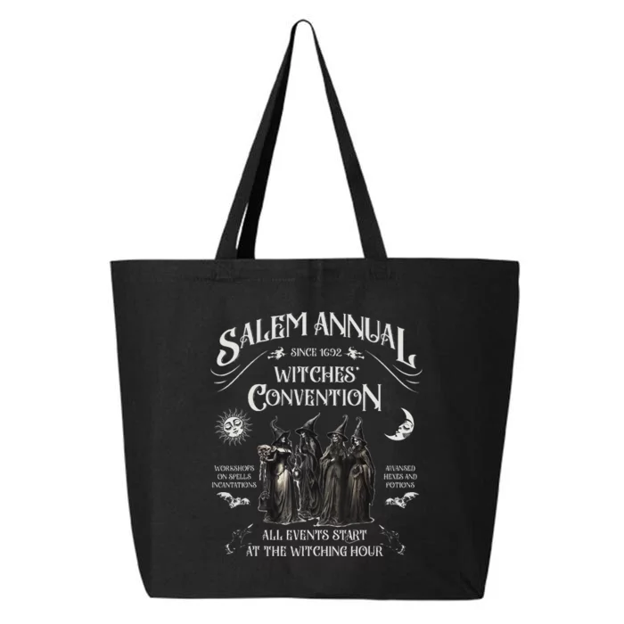 Salem Annual Witches Convention Witch Hours Since 1692 25L Jumbo Tote