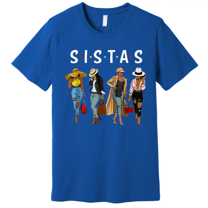 Sistas Afro Women Together Women Birthday Premium T-Shirt