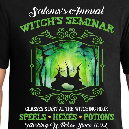 Salems Annual Witchs Seminar Witchcraft Halloween Costume Cute Pajama Set