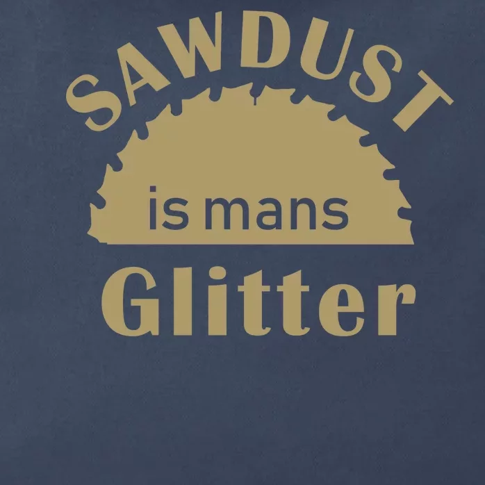 Sawdust Is Man Glitter Zip Tote Bag