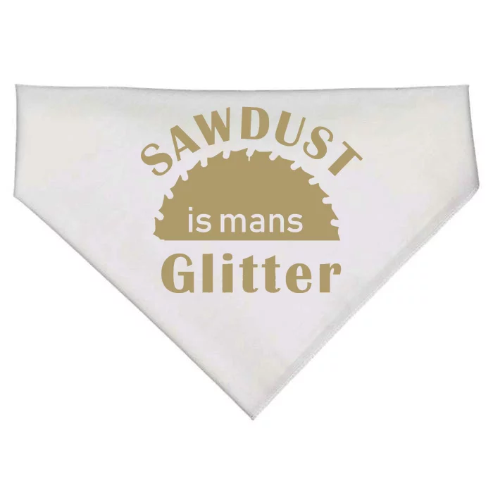 Sawdust Is Man Glitter USA-Made Doggie Bandana